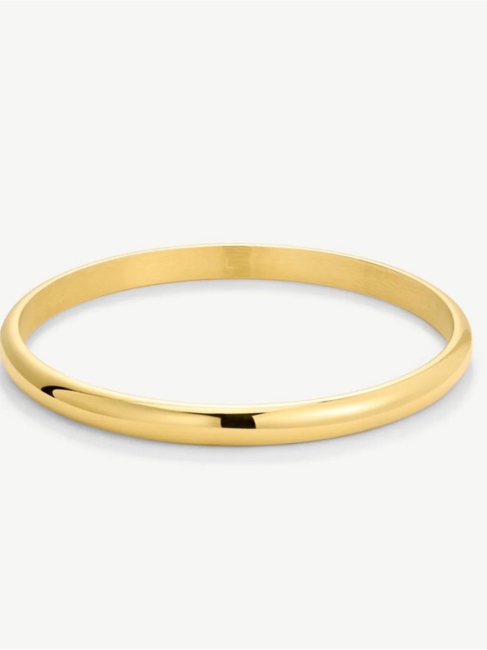 D.LOUISE Classic Chunky Gold Bangle — M/L —New In Box